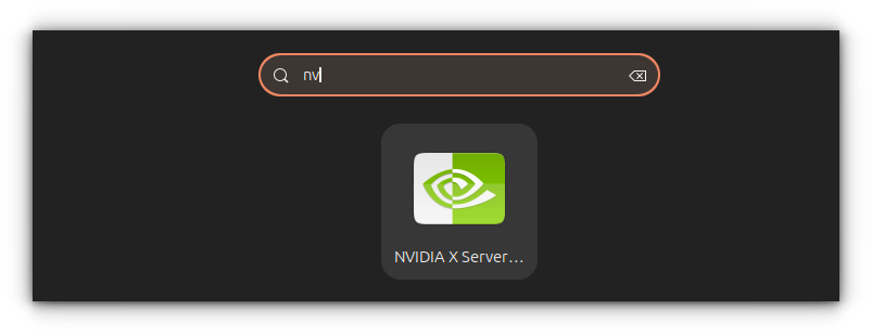 NVIDIA X Server 工具